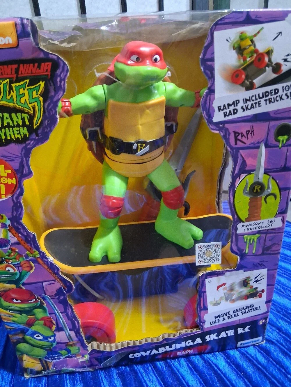 Teenage Mutant Ninja Turtles Raph Cowabunga Skate RC - Green & Red